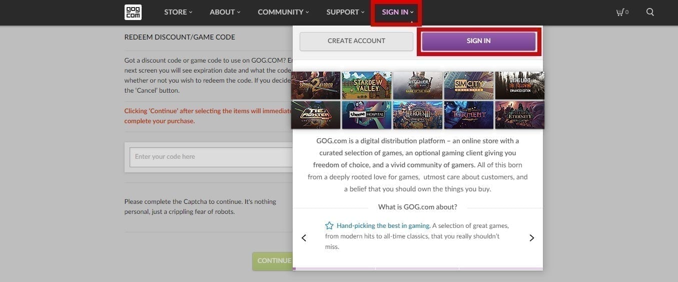 GOGCOM1 מדריך להתקנה והפעלת משחקים ב- GOG.COM